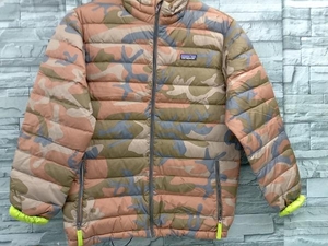 Patagonia パタゴニア 68244FA15 カモフラ アウター 子供服 XL14サイズ