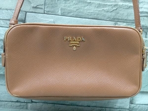 PRADA プラダ 1NF002/サフィアーノ バッグ　ベージュ