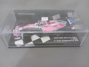 MINICHAMPS 1/43 サハラ フォース インディア F1 メルセデス VJM11 セルジオ・ペレス アゼルバイジャンGP 2018 3位入賞 ミニチャンプス