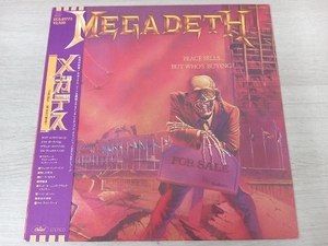 MEGADETH メガデス 【帯有】【LP盤】peace sells but who's buying ECS-81773