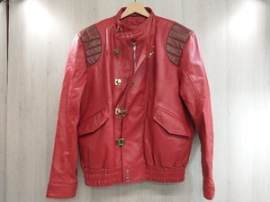 現状品 Real Leather AKIRA 金田ジャケット XL リアルレザー 赤