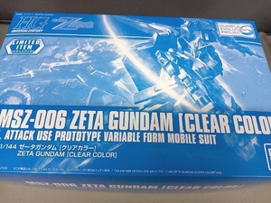 プラモデル バンダイ 1/144 ゼータガンダム(クリアカラー) HGUC 「機動戦士Zガンダム」 EXPO限定