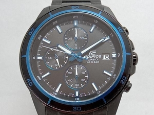 ジャンク 【1円スタート】CASIO EDIFICE EFR-526BKJ クォーツ 腕時計(ゆ25-05-18)
