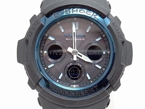 【1円スタート】CASIO G-SHOCK AWG-M100A ソーラー 腕時計(ゆ25-05-26)