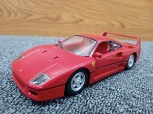 鴨072 ブラーゴ 1/24 フェラーリ F40 Ferrari Bburago レッド