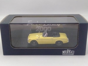 マークモデルズ43 1/43 DATSUN FAIRLADY2000(SR311)イエロー(29-14-16)