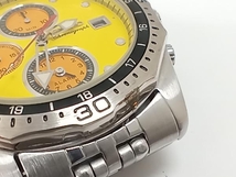 ジャンク SEIKO 7T32-7C70 730※※※ 長野オリンピックモデル クロノグラフ デイト黄色 セイコー クォーツ 腕時計 不動品_画像8