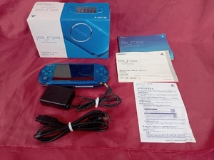 ジャンク PSP プレイステーション・ポータブル バイブラント・ブルー PSP-3000
