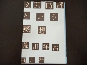 文芸時評という感想 荒川洋治／著