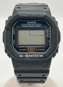 ジャンク CASIO カシオ G‐SHOCK ジーショック DW-5600E ブラック ラバーバンド デジタル クオーツ 腕時計