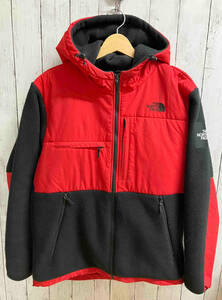 THE NORTH FACE デナリフーディ NA71952 フリース　レッド×ブラック　XL フード