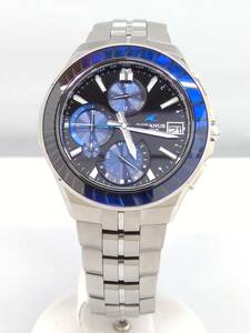 CASIO Casio OCEANUS Oceanus Manta man ta Edo cut .OCW-S5000KE-1A radio wave solar wristwatch 