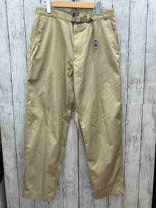 THE NORTH FACE ノースフェイス NT5352N ベージュ Chino Wide Tapered Field Pants 綿パン 無地 コットン サイズL