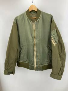 * NIGEL CABOURNnai gel ke-bonMA-1 8045-00-30002 MODIFIED JACKET flight jacket made in Japan size F khaki through year 