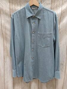 AURALEE 23SS A23SS01GS SELVEDGE SUPER LIGHT DENIM SHIRT 長袖シャツ 3(S) オーラリー ライトデニムシャツ オーラリー メンズ