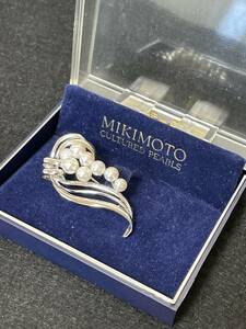 ◇ MIKIMOTO ミキモト アコヤ真珠 ブローチ 249597