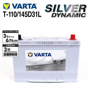 T-110/145D31L ミツビシ デリカD:5 年式(2013.01-)搭載(95D31L) VARTA SILVER dynamic SLT-110 送料無料