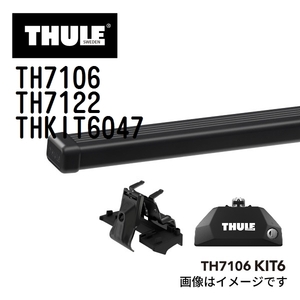 スバル レガシィアウトバック TH7106 7122 KIT6047 THULE ベースキャリア 送料無料