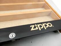 Zippo 木製ショーケース 鍵無 コレクションケース 約2414g 現状品 売り切り_画像9