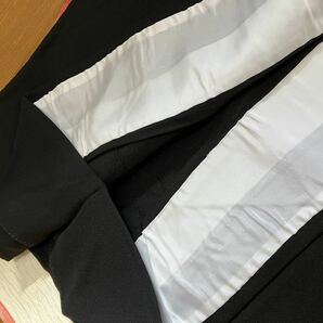 正絹 黒 喪着物袷2枚、単衣1枚、名古屋帯2本まとめて   リメイクにの画像4