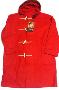 90's dead stock ( original chi- bed )Tibett long duffle coat size 42/mongome Lee ~Montgomery~RED including carriage 