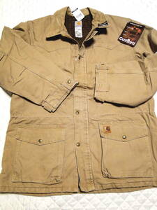 90's カーハート ランチコート Carhartt The BIG-SIZE ダッククロス デッドストック 送料込