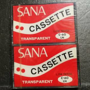 未開封　カセットテープ　SANA　60分　2本セット