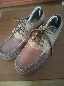 REGAL STANDARDS Reagal camp shoes light brown group. combination size 23.5~24cm