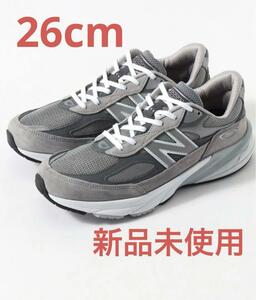 【新品未使用】New Balance 26cm 990V6 M990GL6 ニューバランス スニーカー メンズ 26.0cm グレー