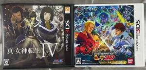 3DS中古ソフト【2本セット】真女神転生IV& SDガンダム GGENERATION 3D