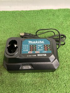 【中古品】★makita(マキタ) 7.2v(BL7010/BL0715)バッテリー用充電器 DC07SB / IT55ZA570XAJ