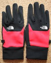 ★1円 送料無料 激安 美品 THE NORTH FACE ノースフェイス イーチップ グローブ Etip Glove M レッド 赤 NN62018 手袋 タッチパネル対応_画像2