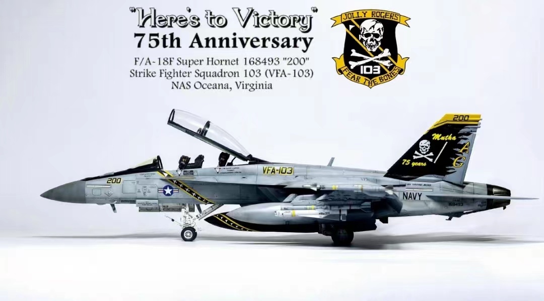 1/48 US Air Force FA-18F Super Hornet painted finished product, Plastic Models, aircraft, Finished Product