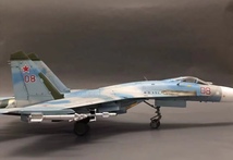 アカデミ 1/48 ロシア空軍 SU-27 組立塗装済完成品_画像4