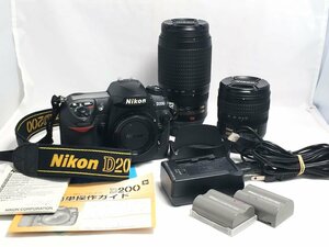 ☆美品☆Nikon ニコン D200 デジタル一眼レフカメラ＋レンズ２本＋バッテリー2個 AF-S NIKKOR 18-70mm 1:3.5-4.5G・70-300mm 1:4.5-5.6G