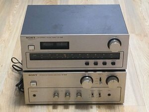 ☆通電OK・中古☆SONY ソニー ST-1950 FM STEREO FM-AM TUNER チューナー ラジオ・TA-1630 プリメインアンプ ステレオ