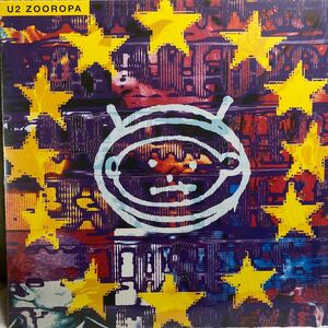 U2 LP ZOOROPA color record 2 sheets set shrink equipped 