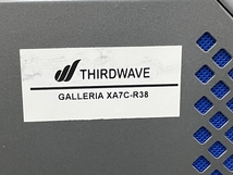 Thirdwave GALLERIA XA7C-R38 i7-12700 32GB SSD 1TB Windows 10 RTX 3080 デスクトップ ゲーミング パソコン PC 中古 M7989419_画像9