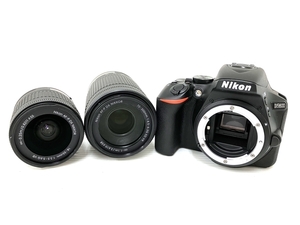 Nikon D5600 NIKKOR 18-55mm 1:3.5-5.6G / 70-300mm 1:4.5-6.3G ED VR ダブルレンズ キット カメラ 中古 良好 O8224475