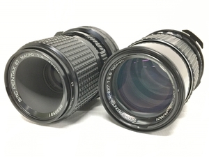 ASAHI PNETAX smc PENTAX 67 MACRO F4 135mm PENTAX-6x7 F2.8 165mm 2点 レンズ セット 中判 カメラ 趣味 撮影 ジャンク F8208917