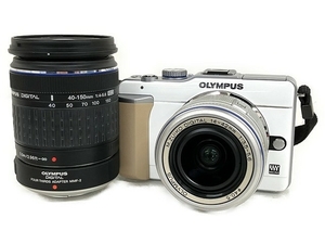 OLYMPUS PEN Lite E-PL1 ミラーレス一眼 ダブルズームキット デジタルカメラ オリンパス 中古 T8237114