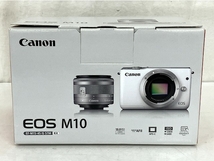 Canon キヤノン ミラーレス一眼 EOS M10 レンズキット グレー 撮影 カメラ 中古 T8232713_画像3