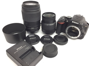 Nikon D5500 ダブルズームキット 18-55mm 1:3.5-5.6G VR III 55-300mm 1:4.5-5.6G ED 一眼レフ カメラ ニコン 中古 G8238870