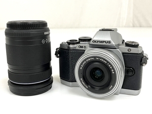 OLYMPUS OM-D E-M10 M.ZUIKO DIGITAL 40-150mm / 14-42mm ボディ レンズ セット カメラ オリンパス ジャンク O8209155