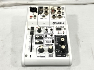 YAMAHA AG03 ウェブキャスティング ミキサー オーディオインターフェイス 音響機材 中古 H8232509