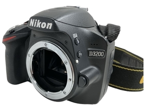 Nikon D3200 ボディ AF DX NIKKOR 18-55mm F3.5-5.6G VR 55-200mm F4-5.6G ED カメラ 中古 W8240694