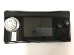 GAME BOY micro ゲームボーイ ミクロ ブラック 黄金の太陽 付属 中古 T7872322