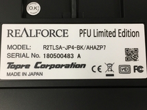 Realforce R2TLSA-JP4-BK PFU Limited Edition キーボード リアルフォース テンキーレス PC周辺機器 中古 T7858409_画像8