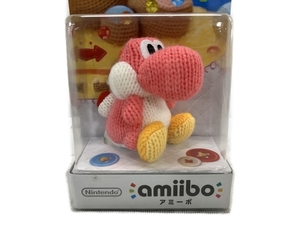 任天堂 amiibo NVL-C-YAAB あみぐるみヨッシー ピンク ヨッシーウールワールド 未使用 W8249590