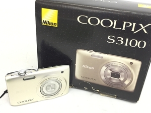 Nikon COOLPIX S3100 シルバー コンパクトデジタルカメラ コンデジ ニコン カメラ 中古 G8249548